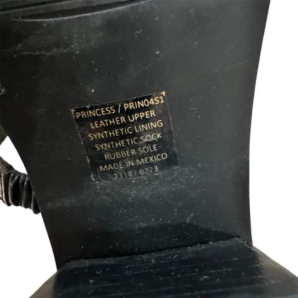 Steve Madden dark brown Leather Sandals Y2K - Image 7