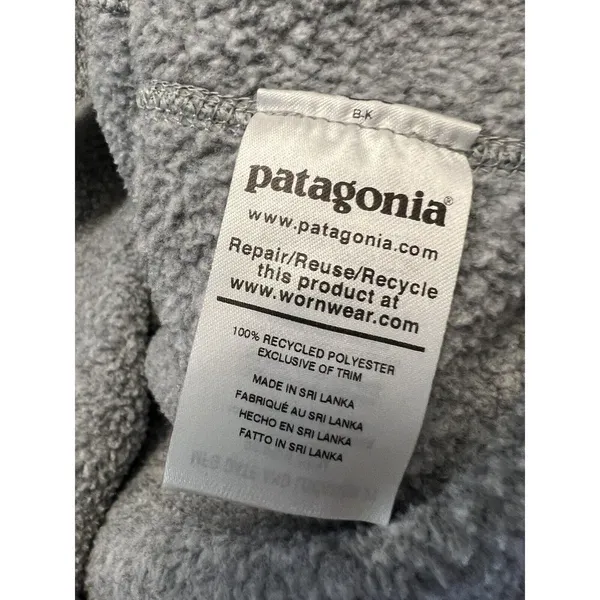 Patagonia Better‎ Sweater Half Zip Gray Women’s XS EXCELLENT - Image 4