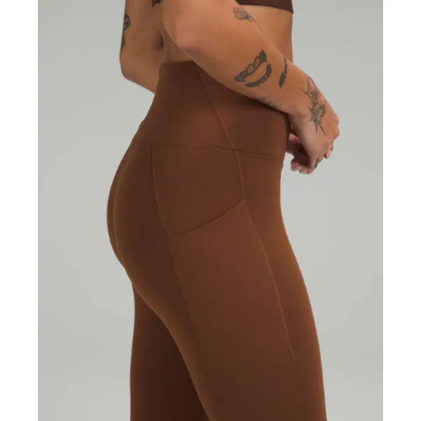 Lululemon Roasted Brown Wunder Train Legging Size 2 - Image 3
