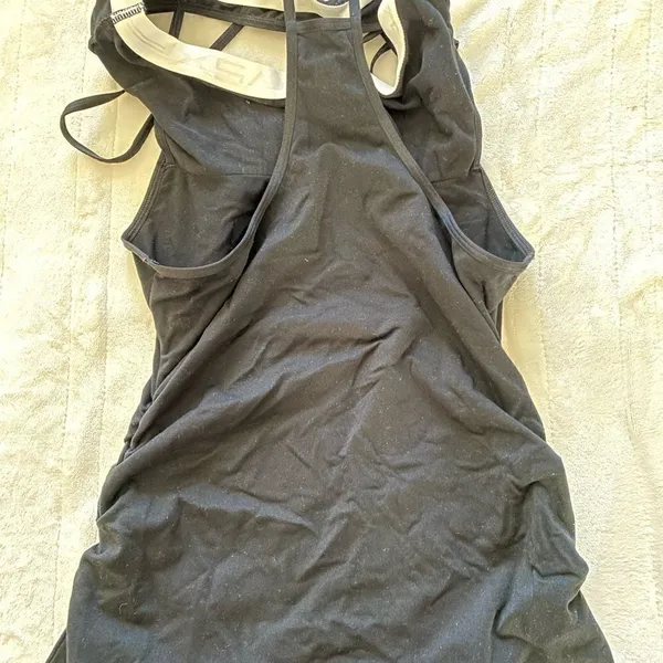 VSX Victoria’s Secret Strappy Black Mesh Sports Tank Top M - Image 5
