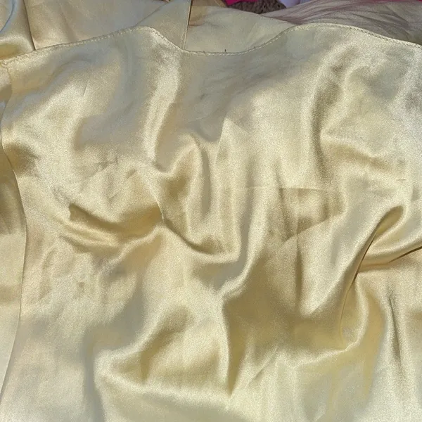 MAC‎ DUGGAL yellow twist front gown maxi dress bridesmaid formal 14 - Image 5