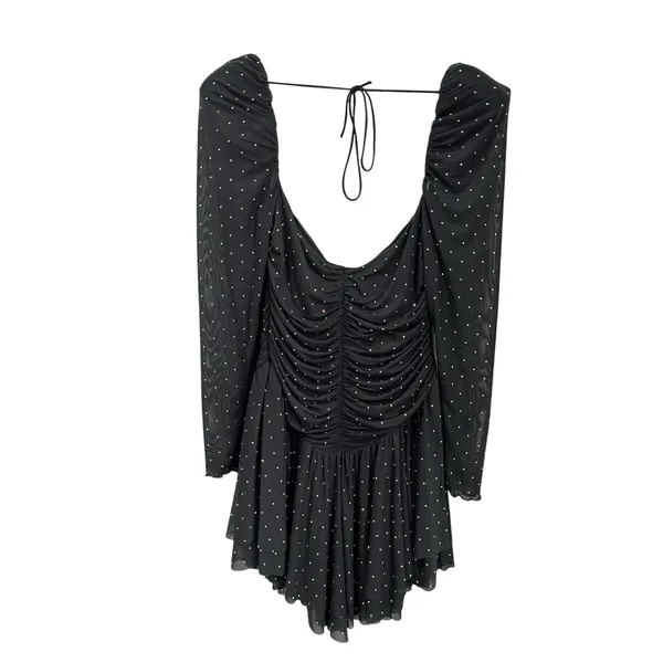 ROTATE Crystal Embellished Tulle Mini Dress Party Gla Size‎ 12 - Image 3
