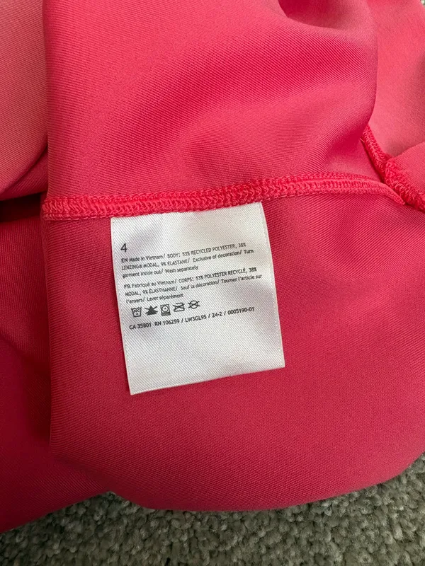 Lululemon Softstreme Perfectly Oversized Crop Crew Glaze Pink 4 - Image 7