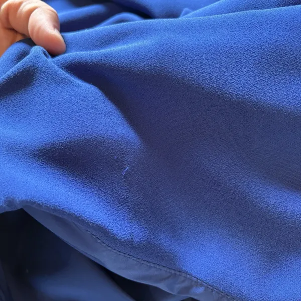 Trina Turk Lenaya Blouson Draped Sleeveless Dress Asymmetrical Royal Blue‎ Sz 6 - Image 6