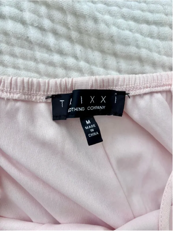 Women's Trixx Ombre Tiered Mini Dress Size M Pink Ombre - Image 3