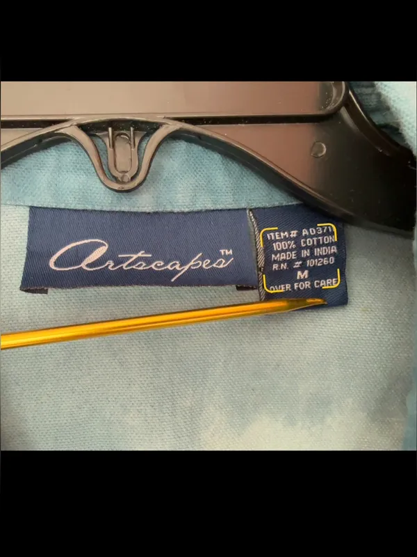 Artscapes Womens Vintage San Francisco Trolley Car Denim Button Up Jackets - Med - Image 2