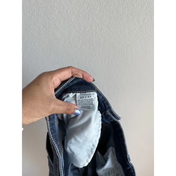 BKE Victoria Mid Rise Skinny Jeans 32x32 Universal Fit Stretch Blue Denim Buckle - Image 10