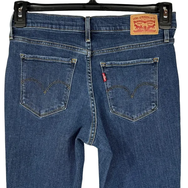 Levi’s SZ 28 - 311 Shaping Skinny Jeans Distressed Mid-Rise Stretch Blue Womens - Image 5