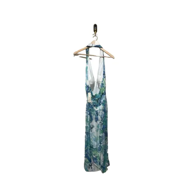Eliza J Halter Pleated‎ Evening Dress Size 4 - Image 5