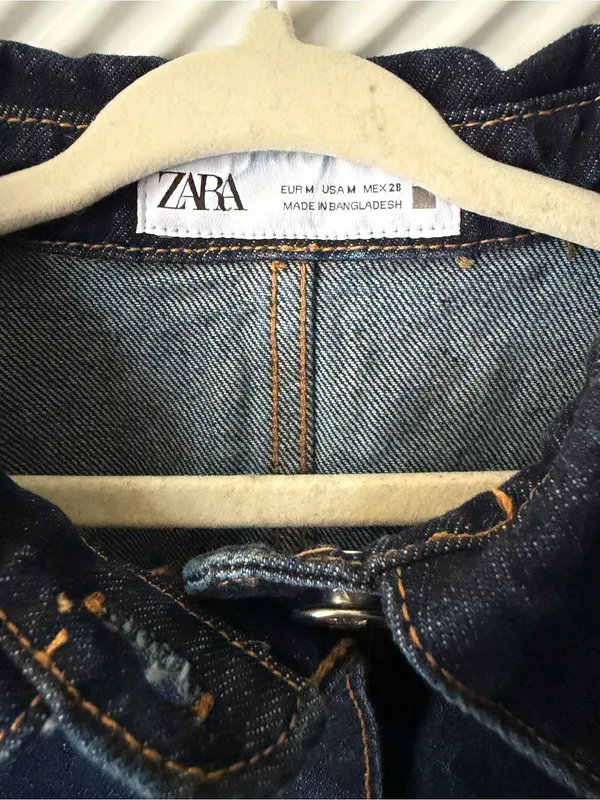 Zara Dark Blue Denim Romper - Image 14