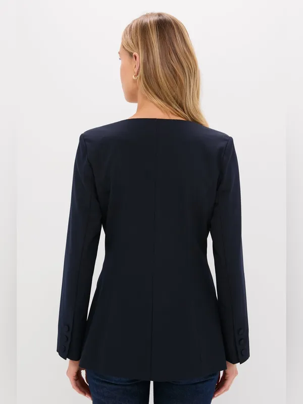 Tuckernuck Pomander Place Navy Long Sleeve Shane Top NWT XS - Image 4