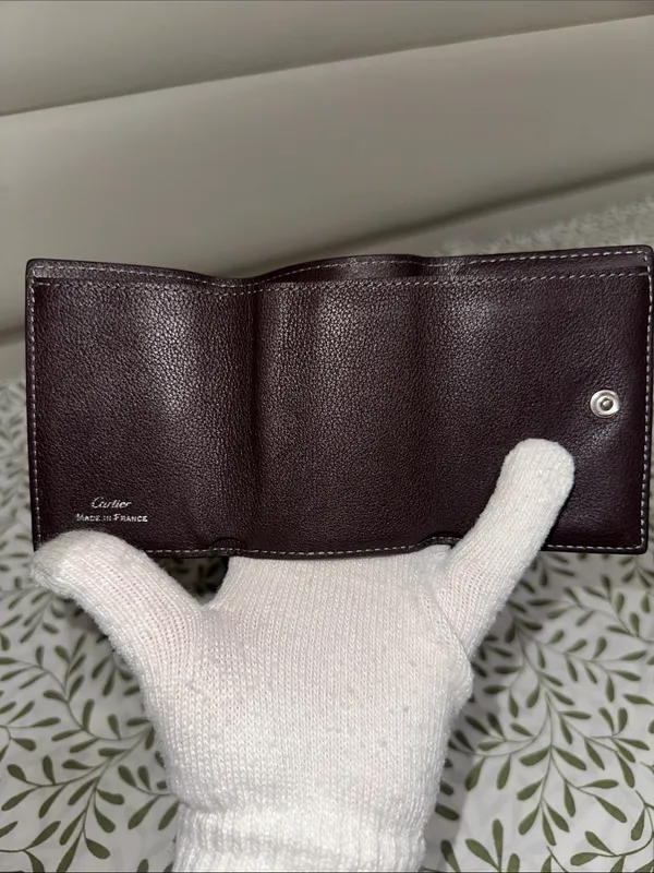 Cartier Leather Compact Wallet - Image 9