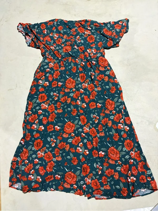 Baltic born botega midi Floral Midi Dress 1XL - Image 8