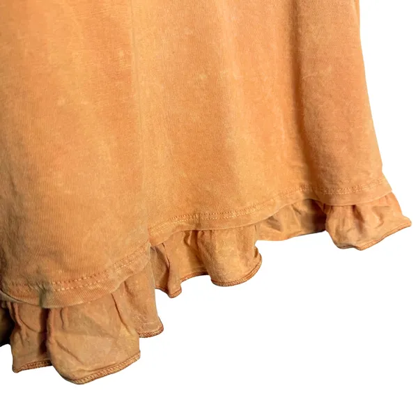 Altar’d State Wren Ruffle Swing Short Sleeve Top Size Large Boho Soft Girl Tee - Image 6