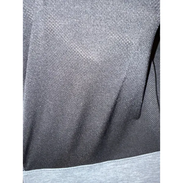 Athleta Womens Colorblock‎ Mesh Back Mini Dress Grey Black Sleeveless Small - Image 4
