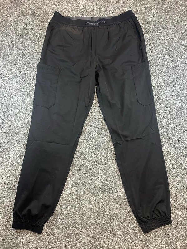 Carhartt Black Stretch Cargo Jogger Work Pants Women’s M Regular - Image 3
