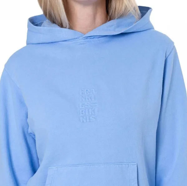 Frankie’s Bikinis Aiden Embroidered Blue Hoodie Sweatshirt Pullover - Image 5