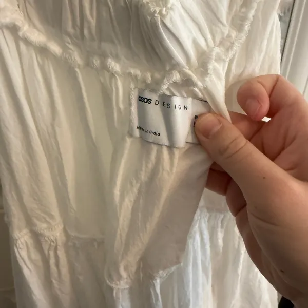 ASOS White Maxi Dress - Image 3