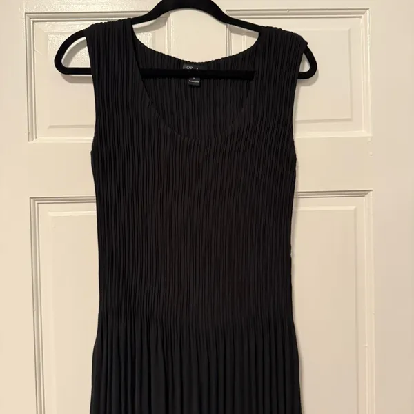 Caelian Sleeveless Maxi Dress Pleated‎ Flare Flowy Black Size XL - Image 2
