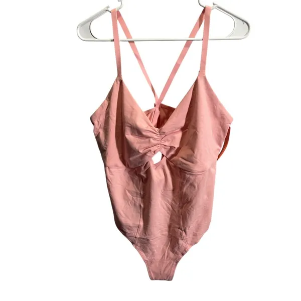 Target Colsie Pink One-Piece Bodysuit Cotton XS Adjustable Straps‎ Casual Stretch - Image 2