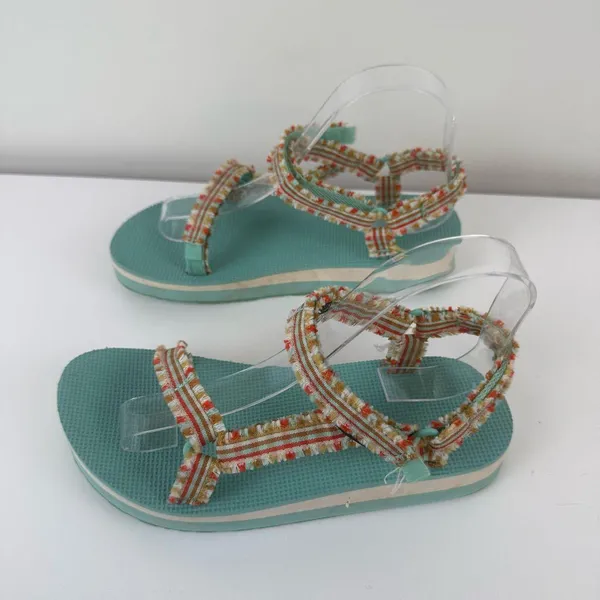 Teva Women’s Midform Fray Teal Multicolor Size 5 - Image 6