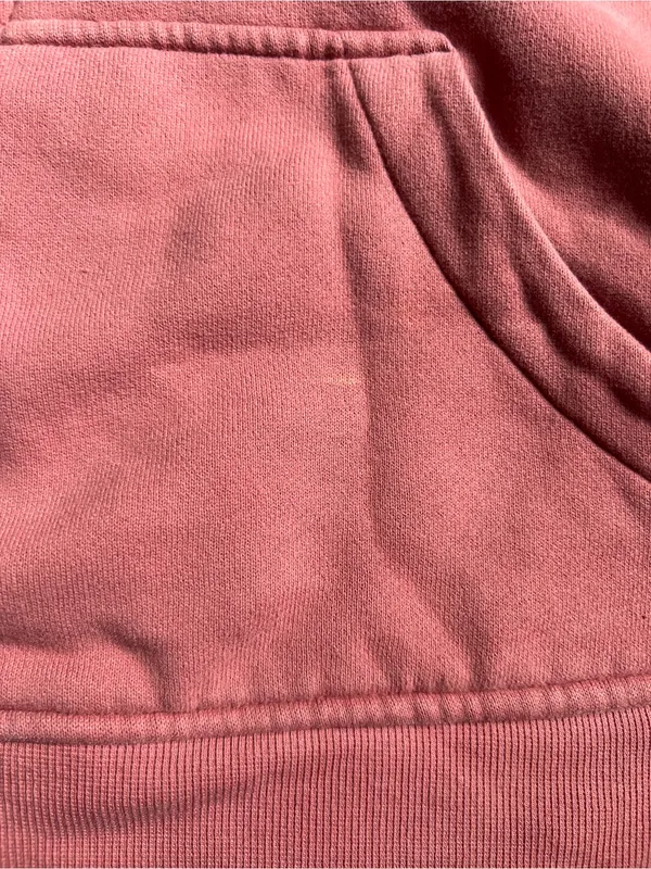 lululemon athletica Cropped scuba Half-Zip Hoodie in Dusty Rose size m/l - Image 3
