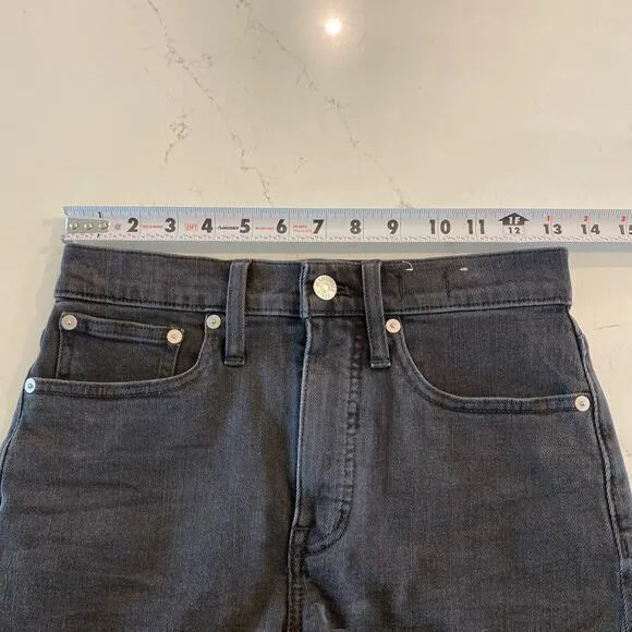 Madewell High-Rise‎ Denim Shorts Black Size 24 - Image 7