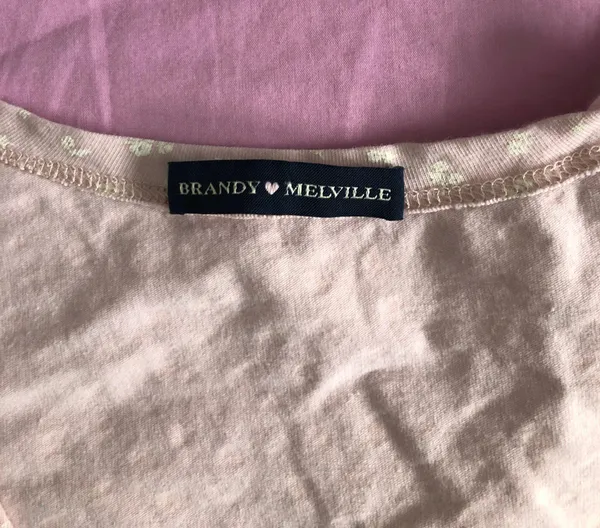 Brandy Melville Cropped Shirt - Image 3