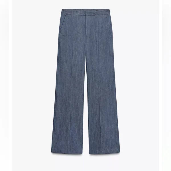 Zara NWT blue pants - Image 10