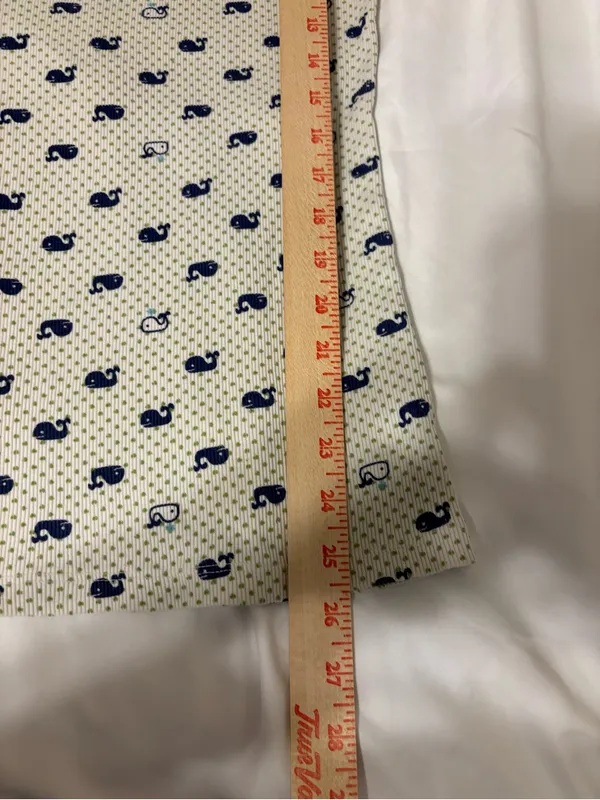 dELiA*s White Tank Sleep Slip with Navy Whale Motif - Image 4