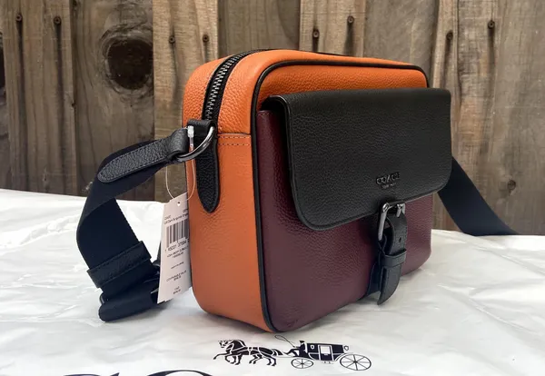 coach Hudson Crossbody In Colorblock c5400 - Image 2