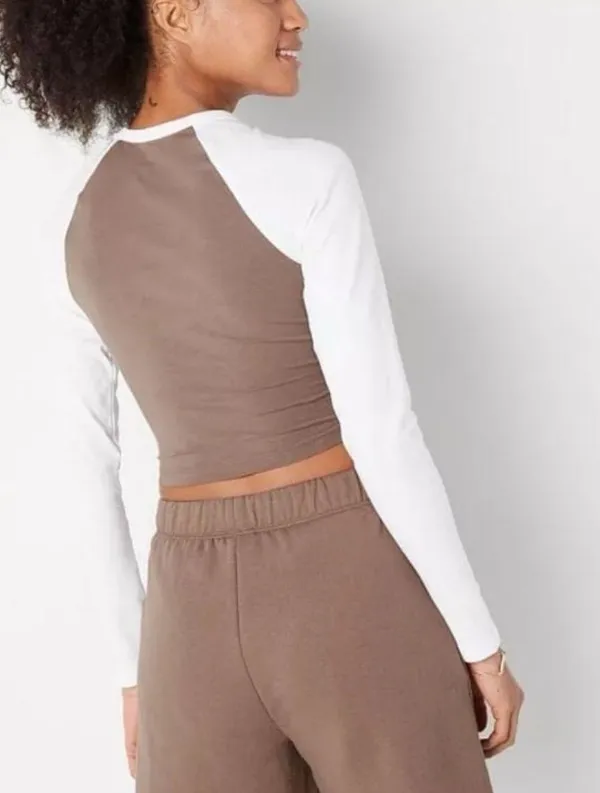 PINK - Victoria's Secret Raglan Long Sleeve Shirt - Image 2