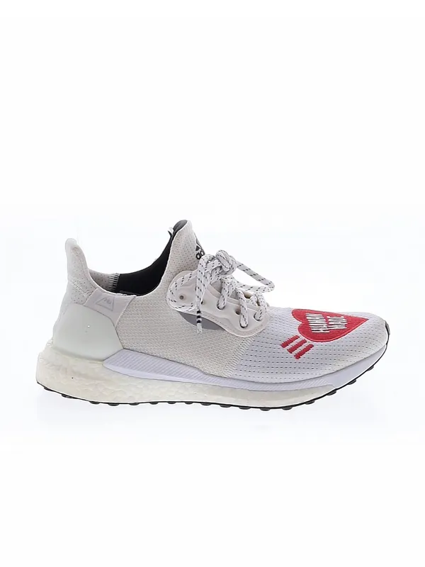 Adidas Solar HU x “Human Made” Love sneakers. White w/ Red “Human Made” Heart. - Image 7