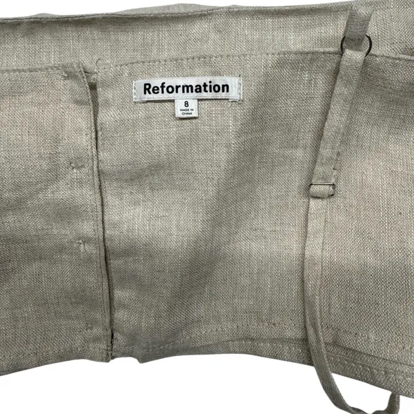 Reformation White‎ Linen Fabric - Image 3
