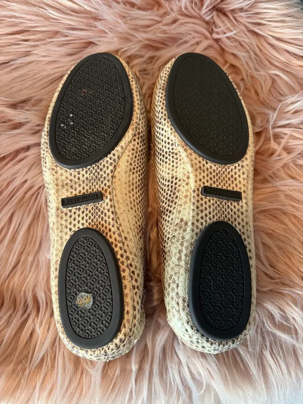 Tory Burch Minnie Travel Ballet Flats Size 9,5 - Image 4