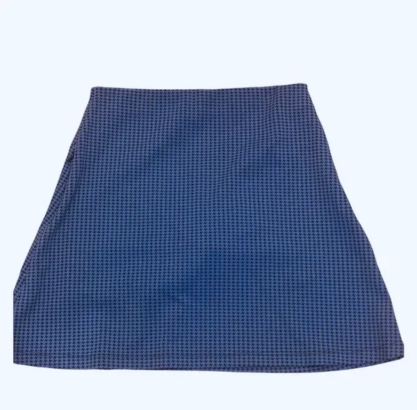 NWT Smashing Golf & Tennis Black Blue Houndstooth Skort Compression Slimming M - Image 5