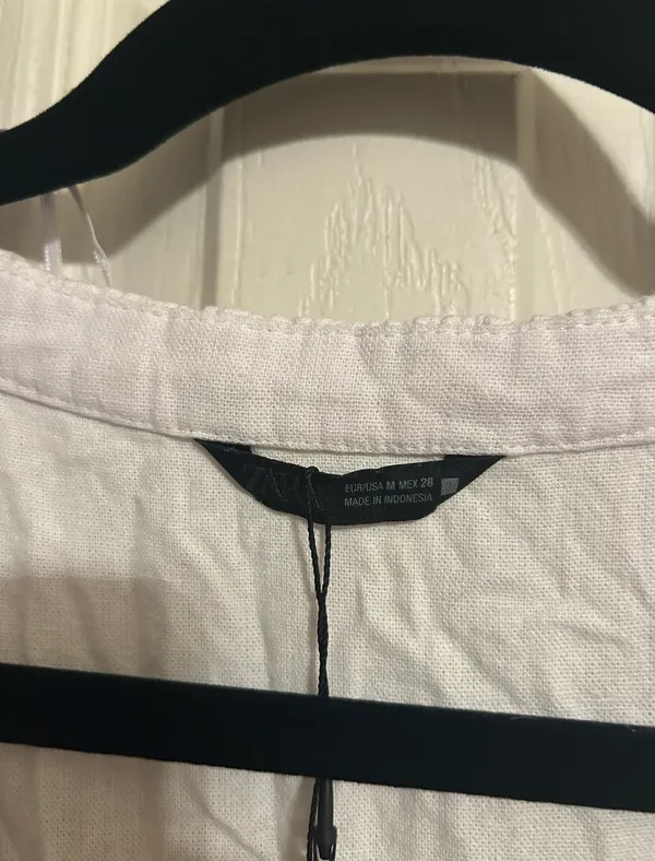 Zara White Blouse Top - Image 3