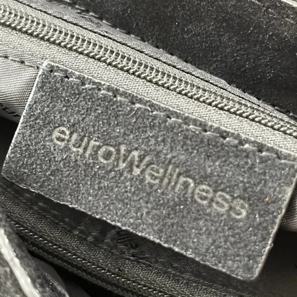 COPY - EuroWellness‎ Black Suede Purse Silver Gold Grommets - Image 8