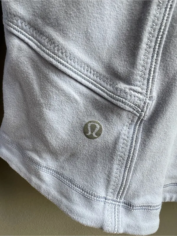 Lululemon Define Jacket Luon Chambray Light Blue Size 8 Zip Up Athletic Coat - Image 9