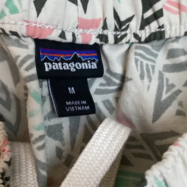 Patagonia Barely Baggy Quiver And Quill Shorts Womens Size Medium Drawstring‎ - Image 5