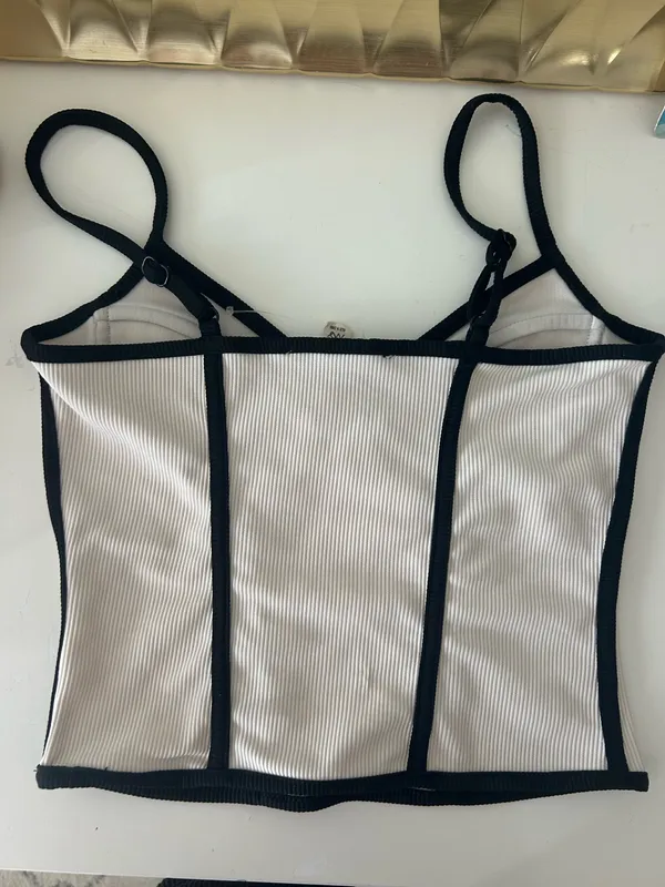 Going out corset tank top Blue Size XXS - Image 2