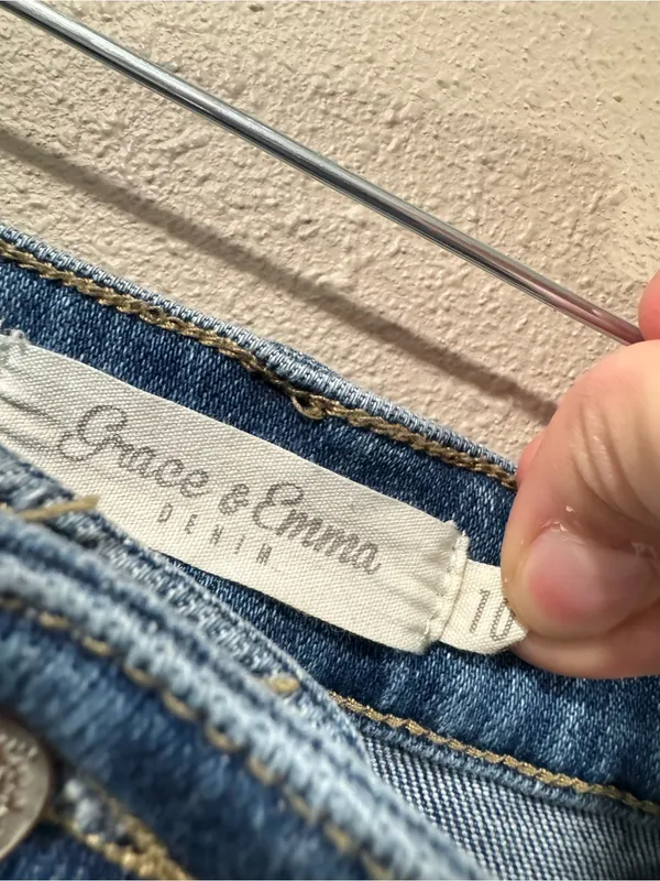 Grace & Emma Flared Jeans Blue Size 10 - Image 3