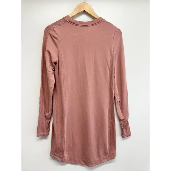 Athleta Balance Dress Long Sleeve Front Pockets Size‎ Extra Small Crewneck - Image 9