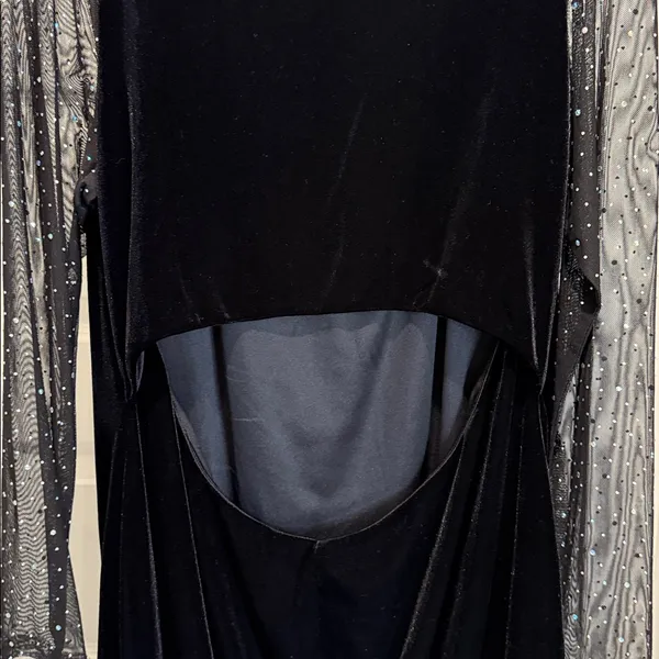 City Studio Black Velvet Mesh Sleeve Bodycon Dress Size 2X‎ NWT Whimsigoth Y2K - Image 7