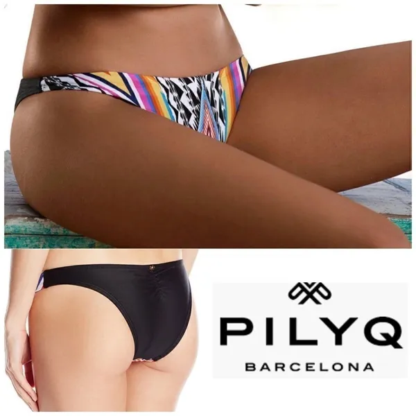 PILYQ Inca basic teeny bikini bottoms. Small - Image 2