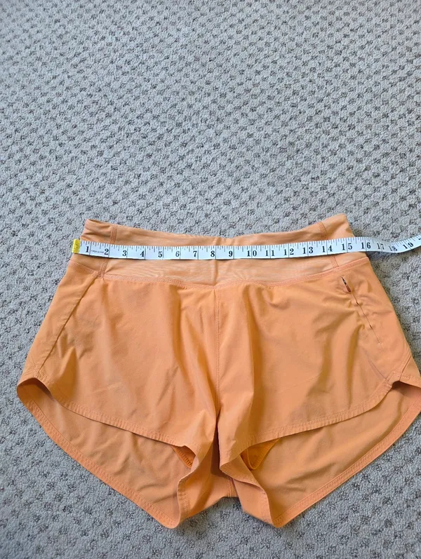 Outdoor Voices Coral-Orange Athletic Shorts - Image 5