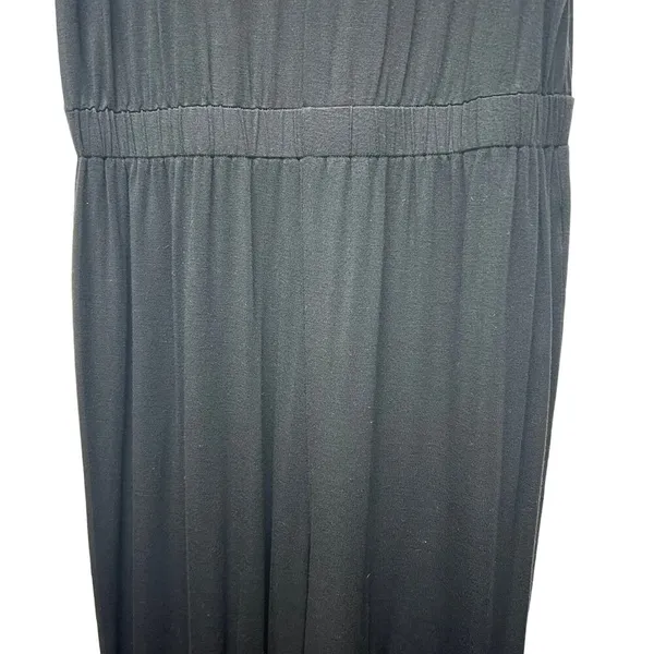 Abercrombie & Fitch Sleeveless Black Womens Jumpsuit XS Scoop Neck Stretch Soft - Image 6