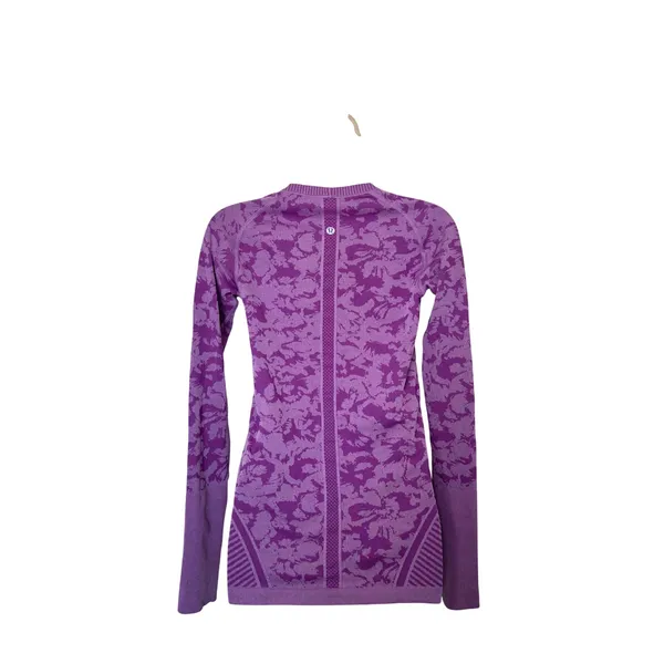 Lululemon Women’s 6 Purple Top Run Swiftly Tech Long Sleeve‎ Yoga Athleisure - Image 2