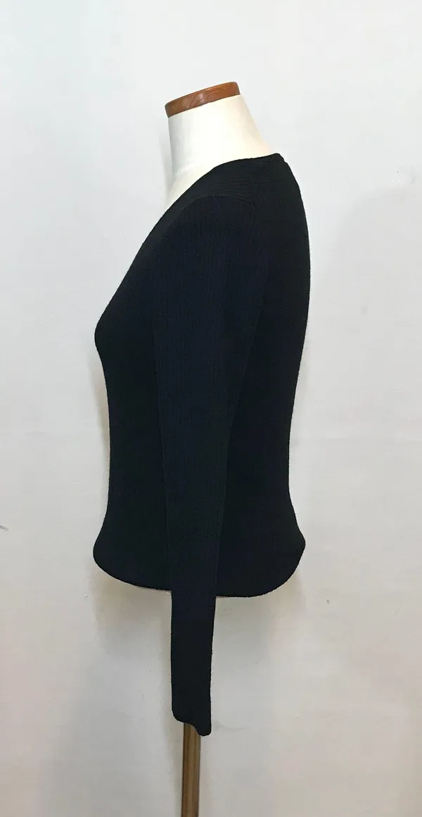Women’s Black Sweater - Image 2
