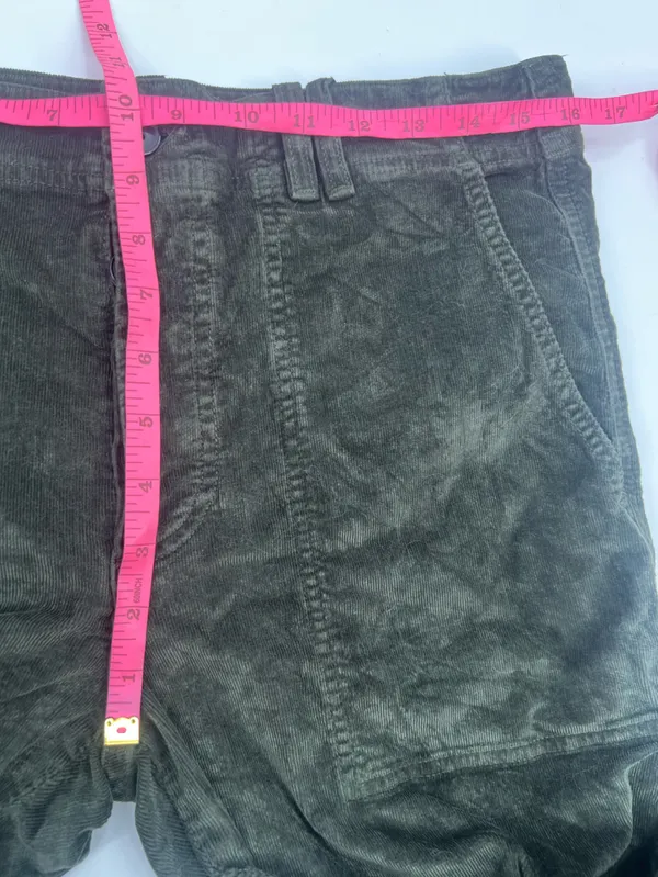 Citizens of Humanity - Baby Cord Agni Utility Pant - Seaweed - size 28 - Image 7